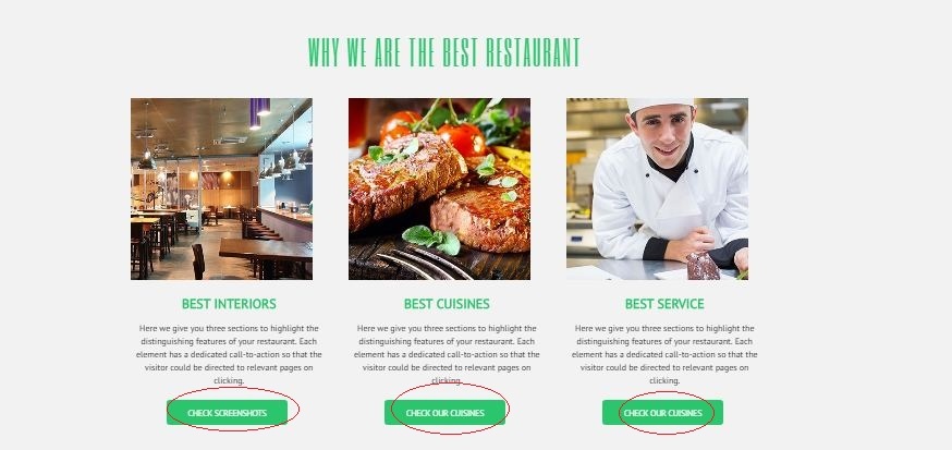 landing page calls-to-action